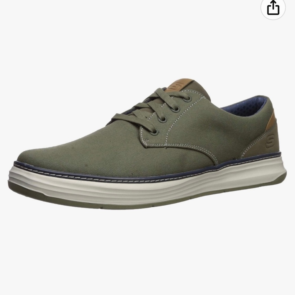 Men’s Skechers Moreno Ederson Olive Shoes